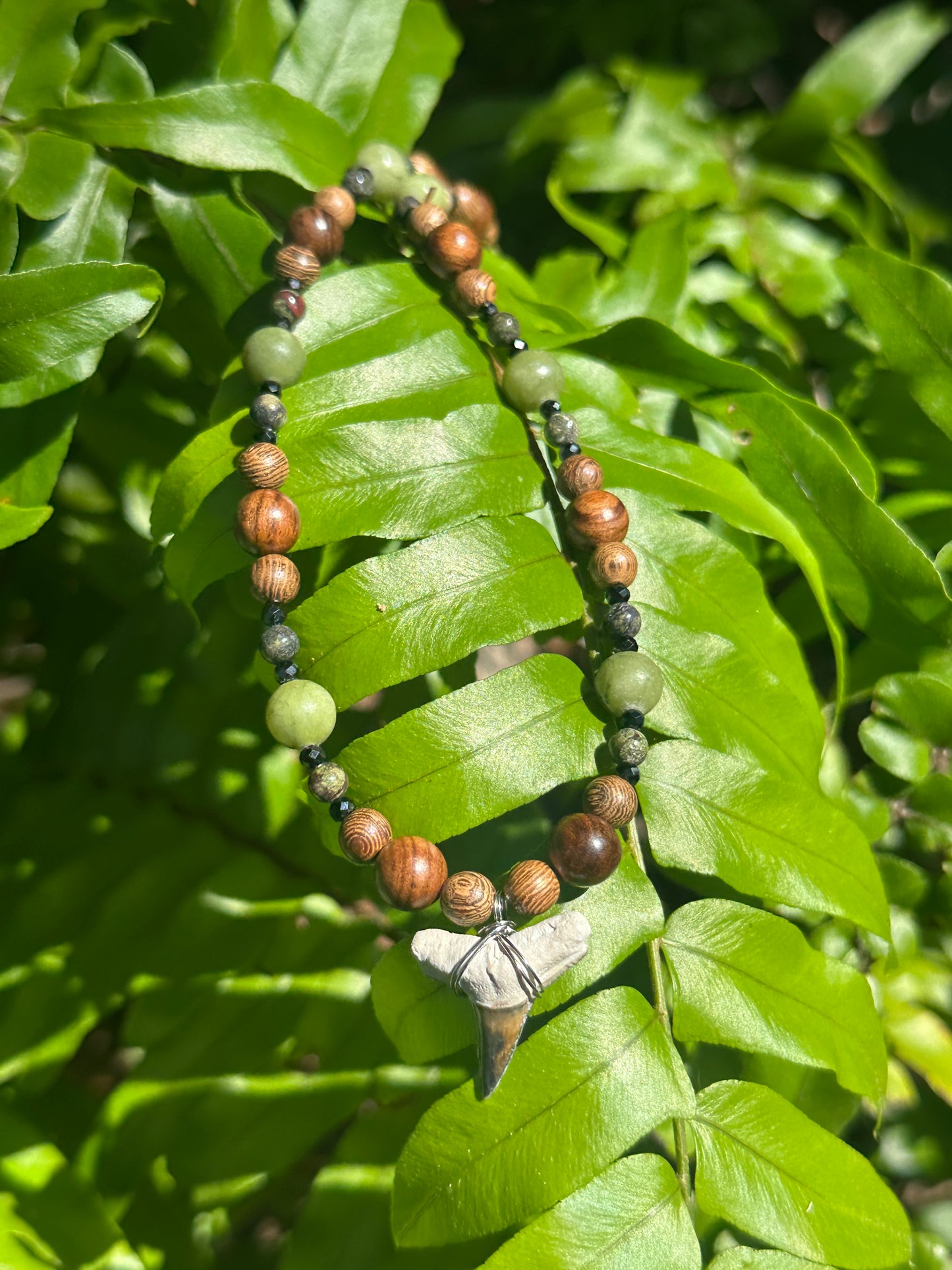 🍃Timber Meadow - Fossil Lemon Shark Tooth Necklace