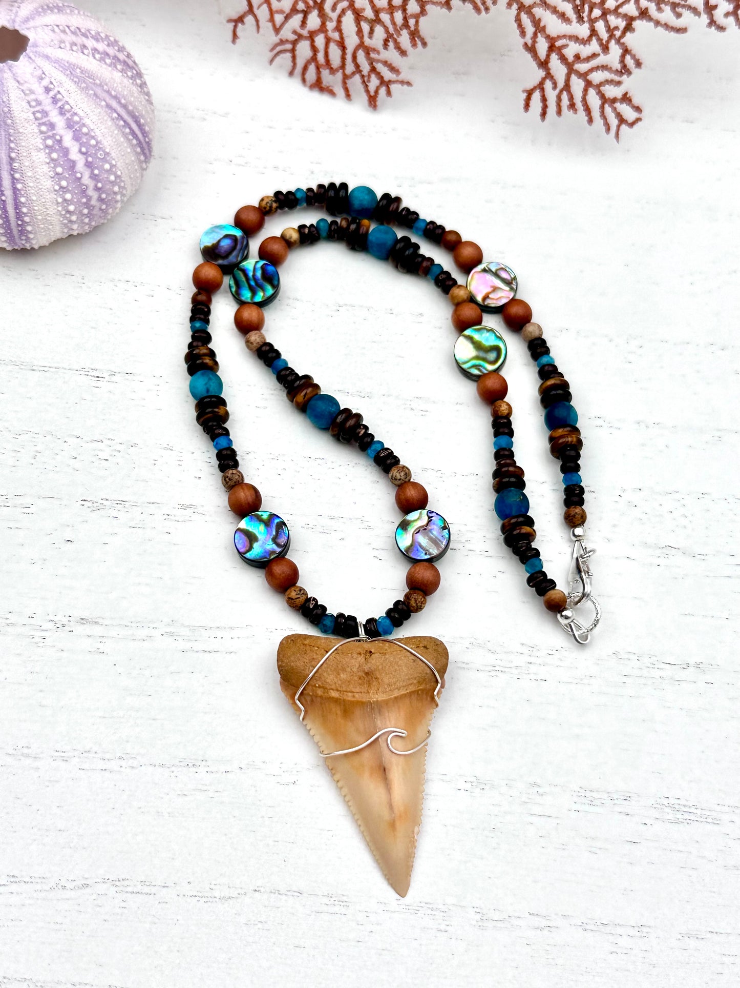 Gemstone Collection Great White Necklace