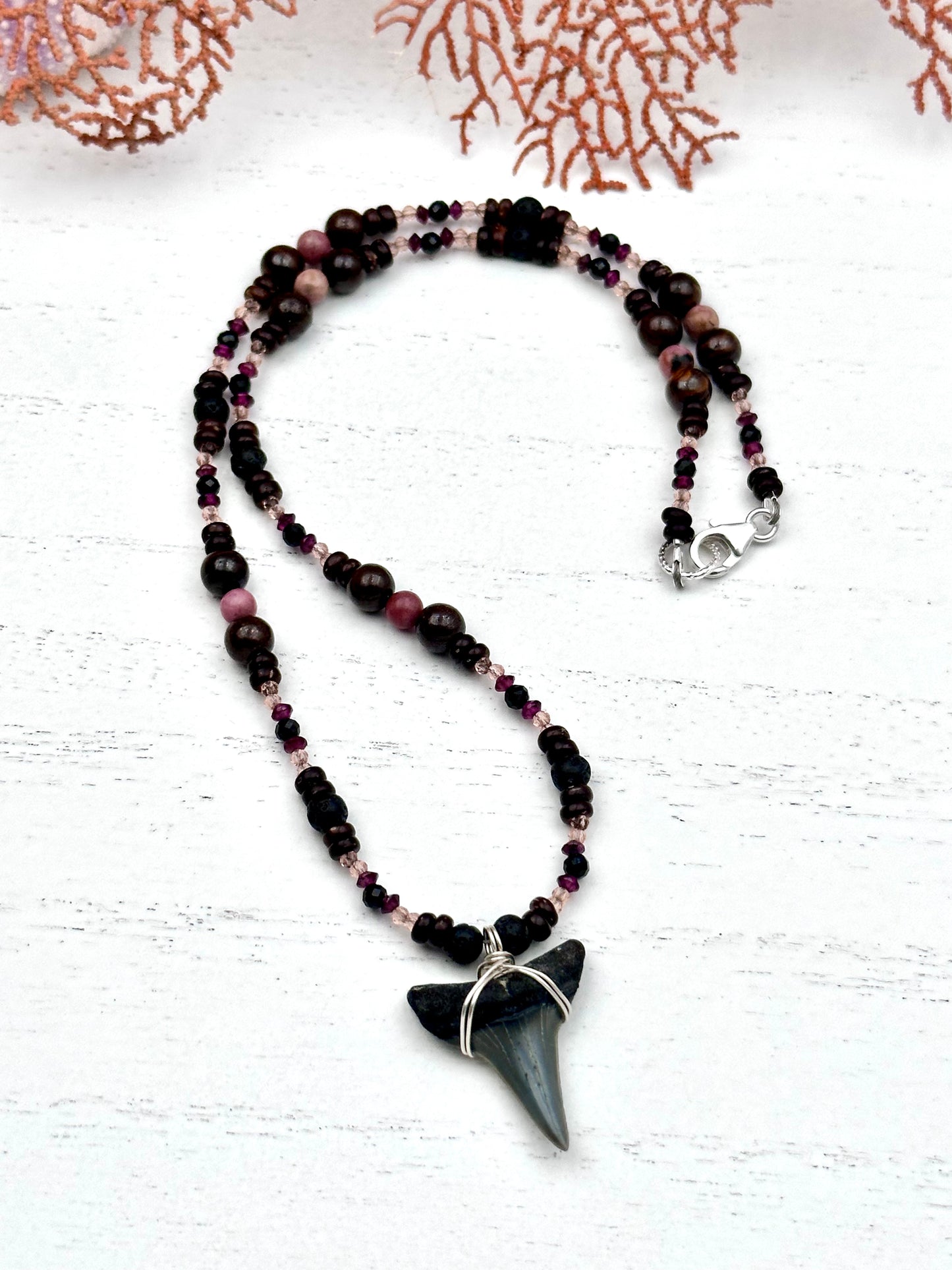 Gemstone Collection Mako Necklace